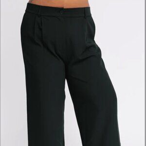 Smash + Tess Harper Wide Leg Pant in Midnight Black
